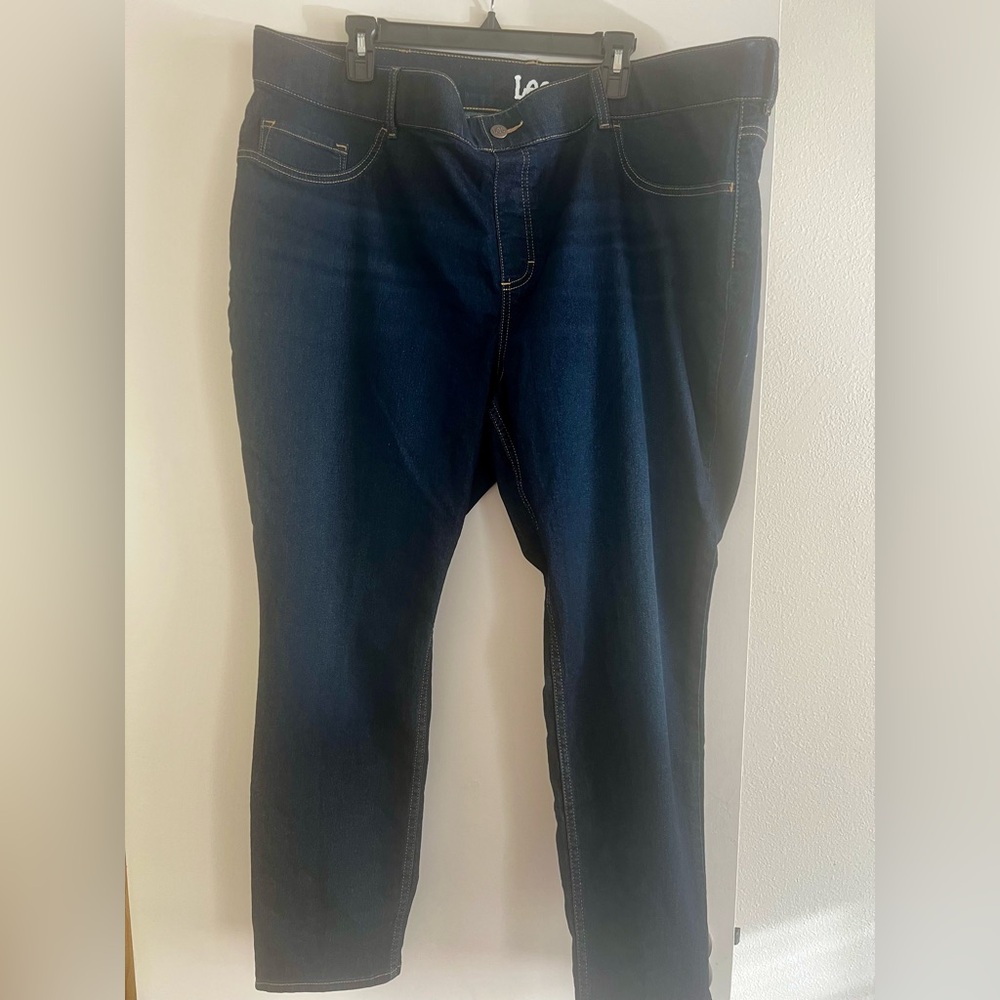 Lee Women's Dark Blue Jeans Overalls